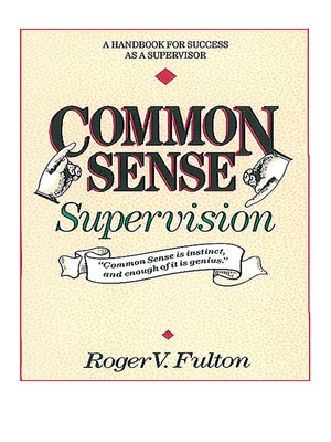 cover image of Common Sense Supervision